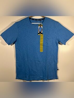 Gap All Aboard Slub Pocket T Shirt Men’s Size Medium Blue Short Sleeve NWT